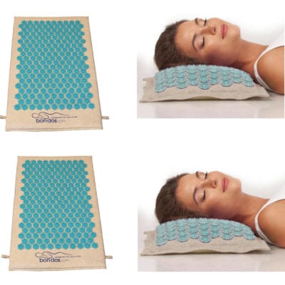 Pack 2 tapis et 2 coussins Fleur de Lotus